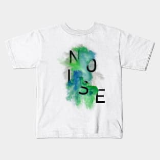 N O I S E - Smoke & Typography Kids T-Shirt